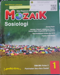 Image of MOZAIK GEOGRAFI 1 SMA/MA KELAS X PEMINATAN
