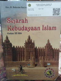 Image of SEJARAH KEBUDAYAAN ISLAM KELAS XII MA