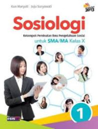 Image of SOSIOLOGI SMA/MA KELAS X